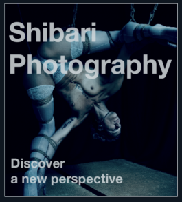 Shibari suspension showing rope work and body positioning 
